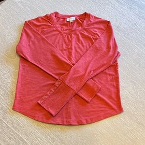 Evereve snap cuff long sleeve top